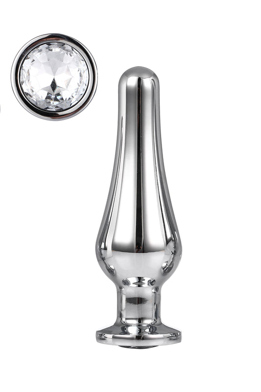 2-GLEAMING LOVE SILVER PLEASURE PLUG M-2