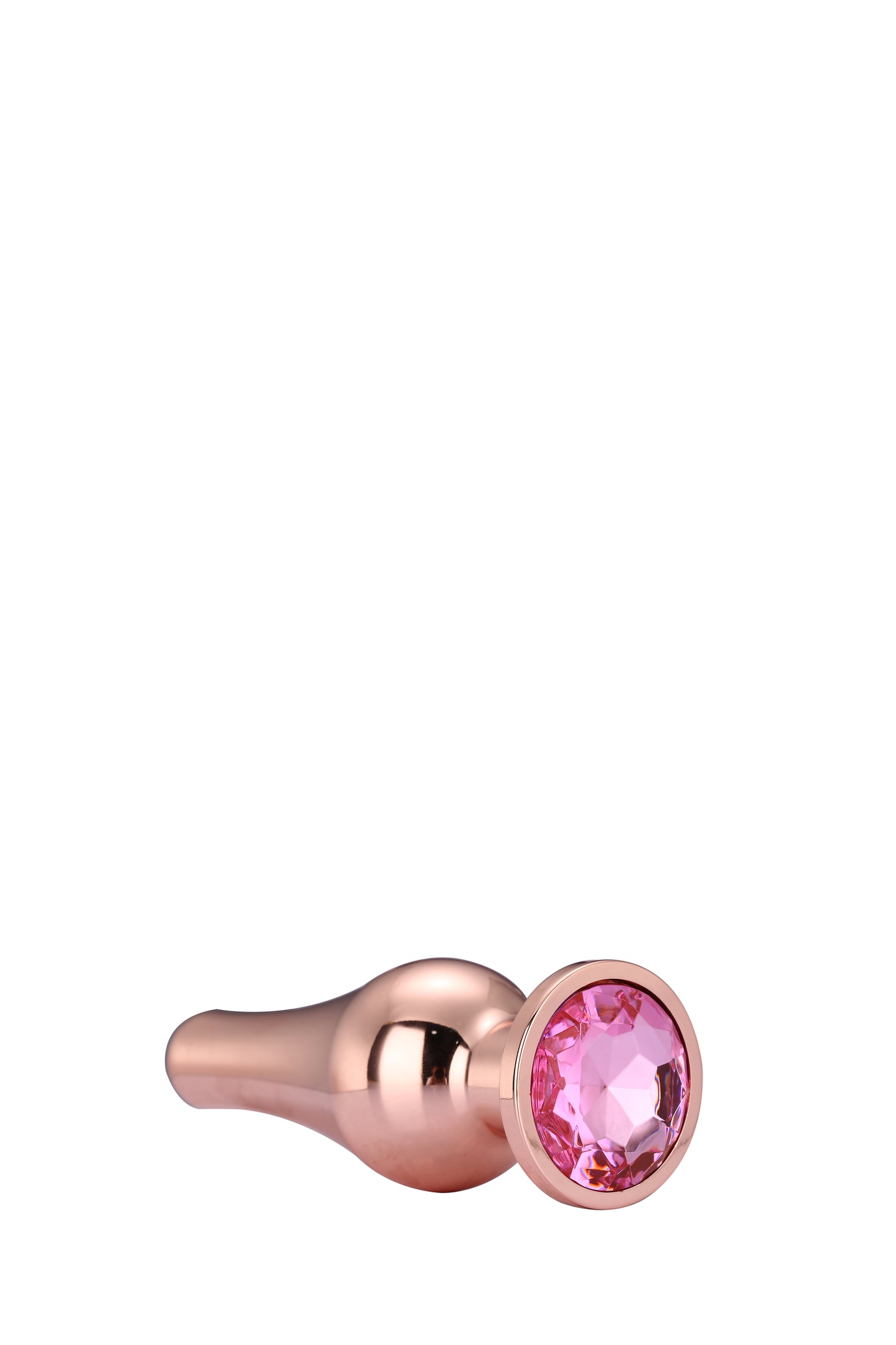 6-GLEAMING LOVE ROSE GOLD PLEASURE PLUG S-6