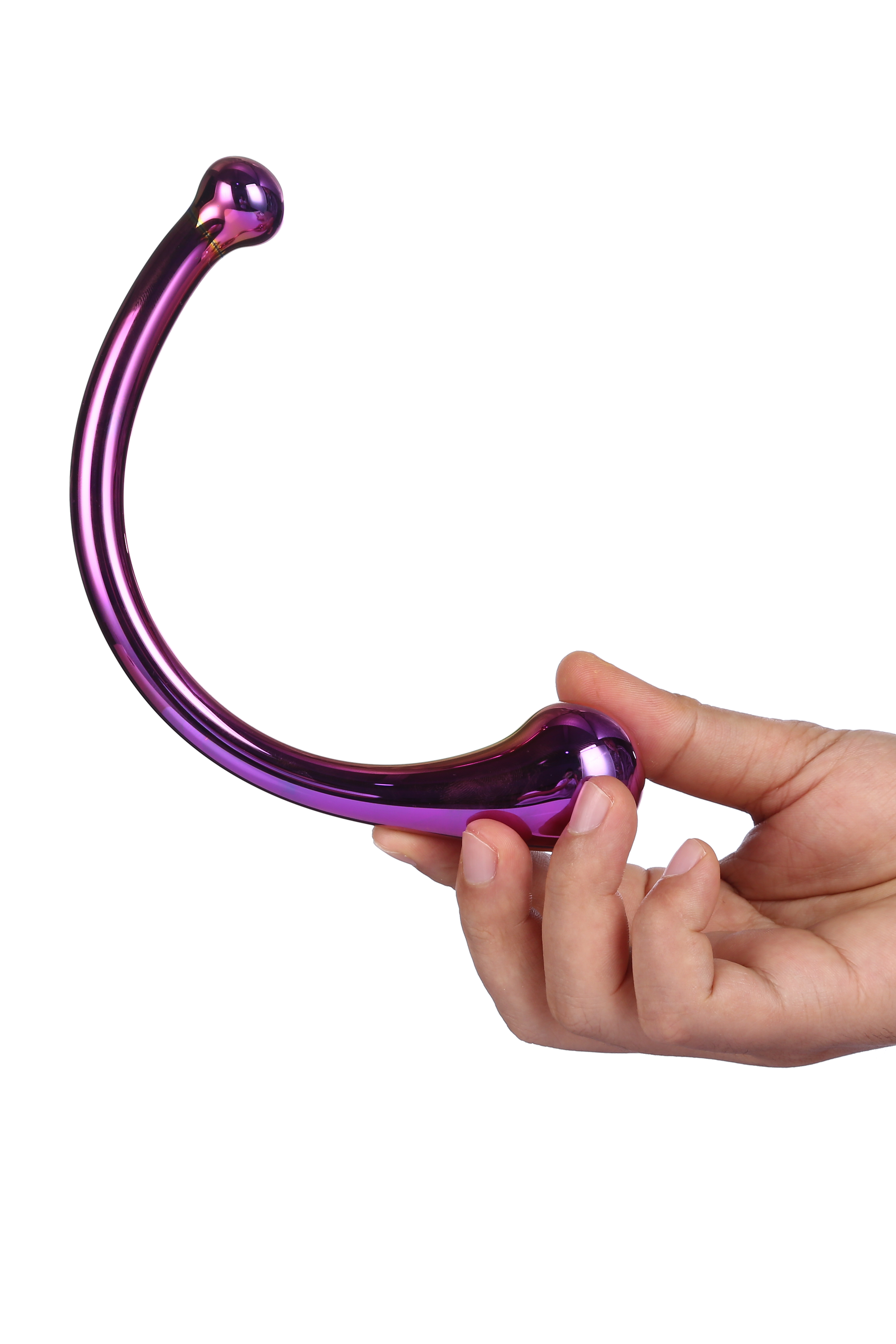 6-GLAMOUR GLASS CURVED WAND-6