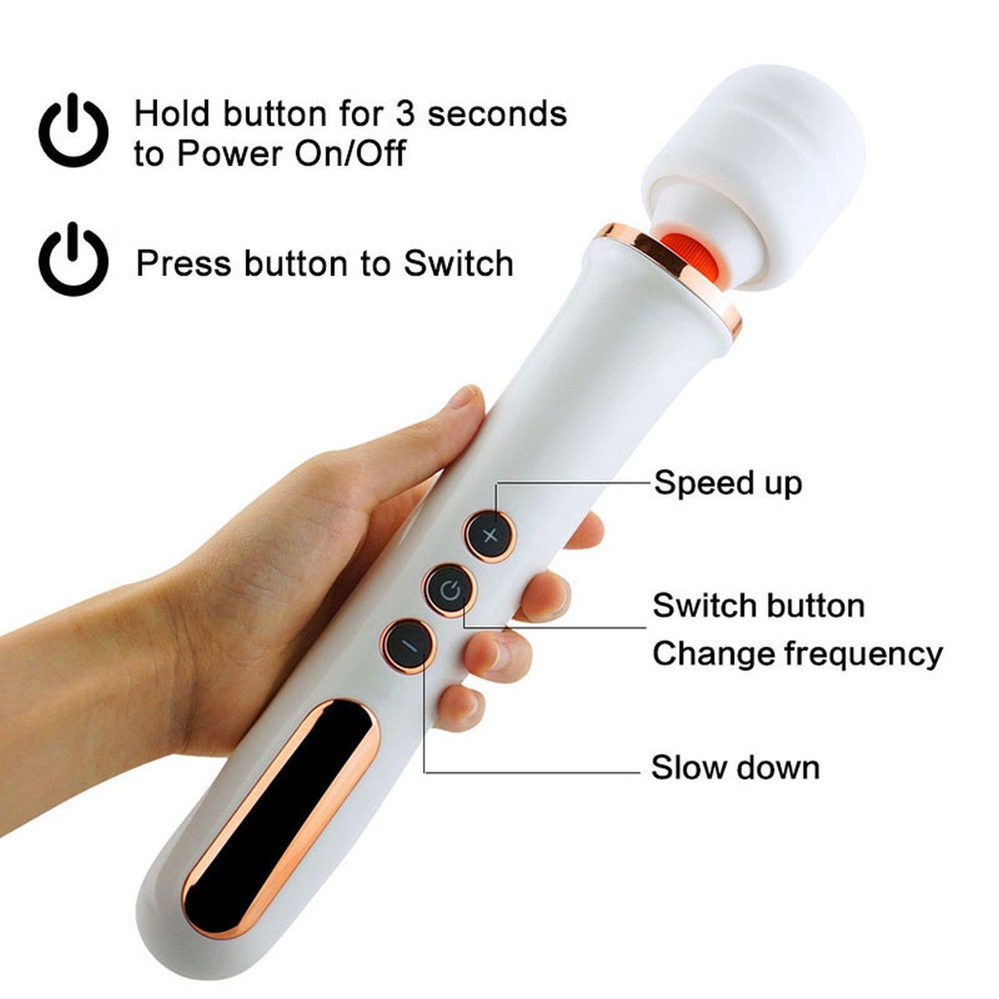 4-Masażer do łechtaczki pochwy bodywand różdżka usb-4