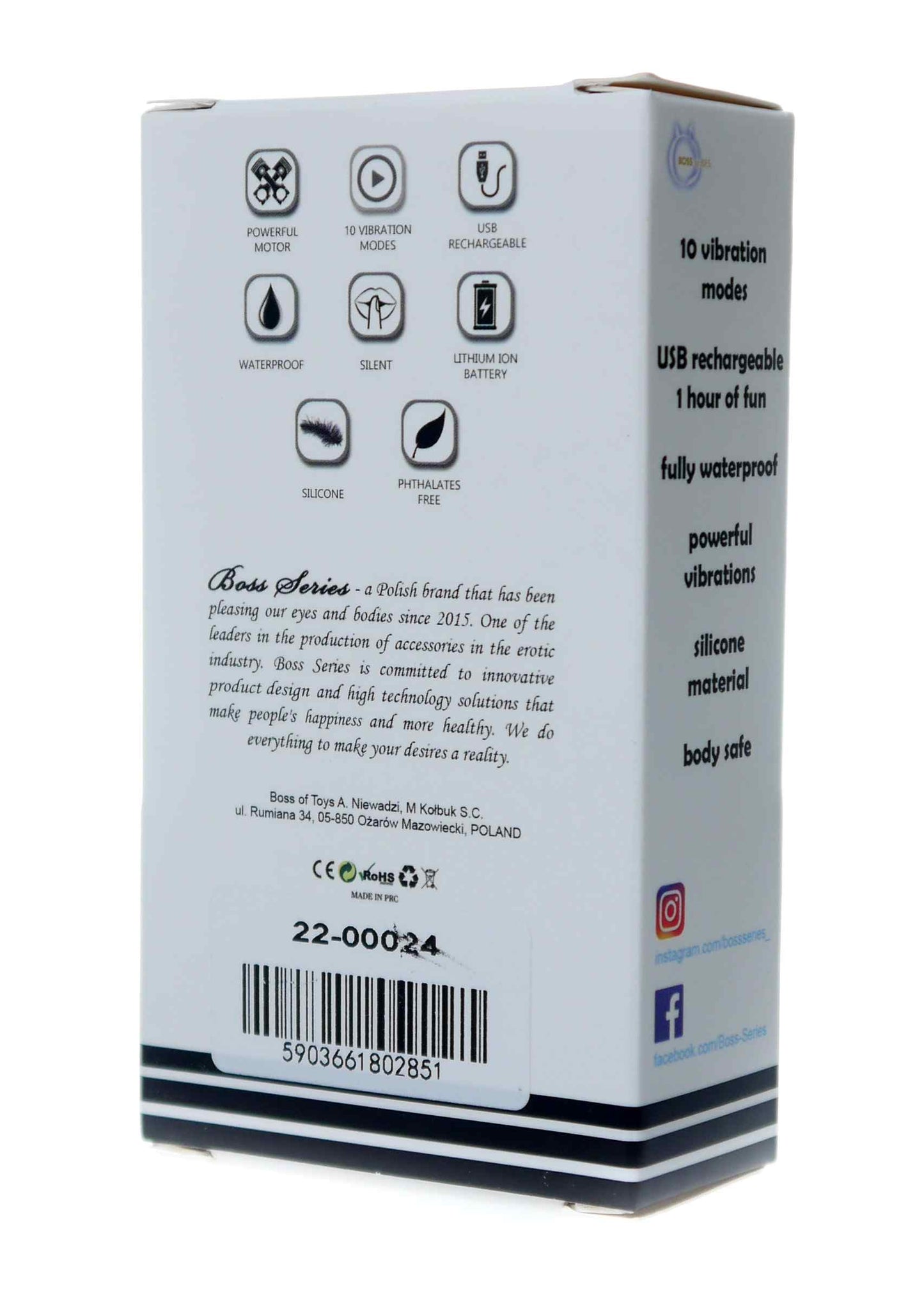 9-Dyskretny sex masażer mini wibrator 9cm 10trybów-9