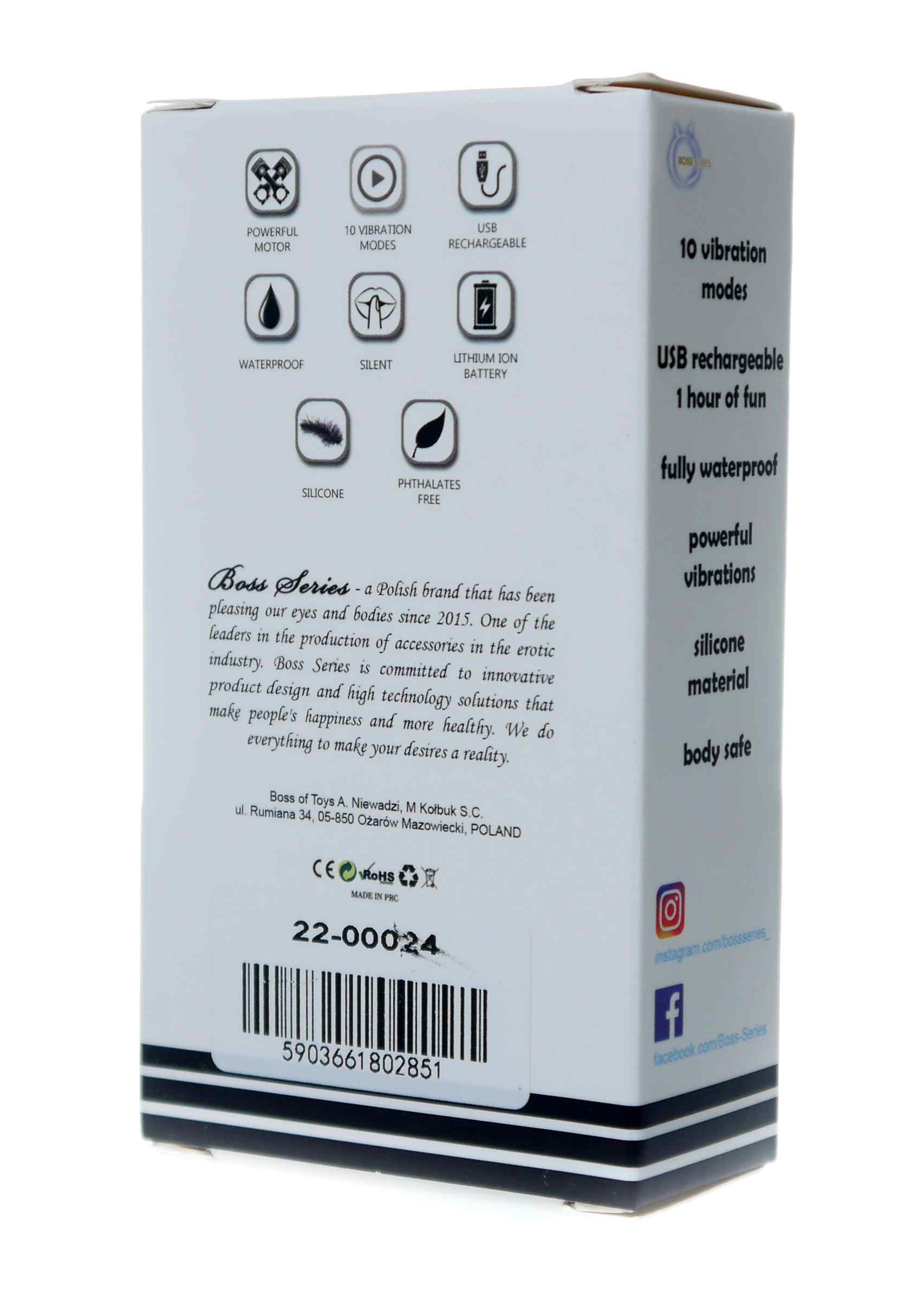 9-Dyskretny sex masażer mini wibrator 9cm 10trybów-9