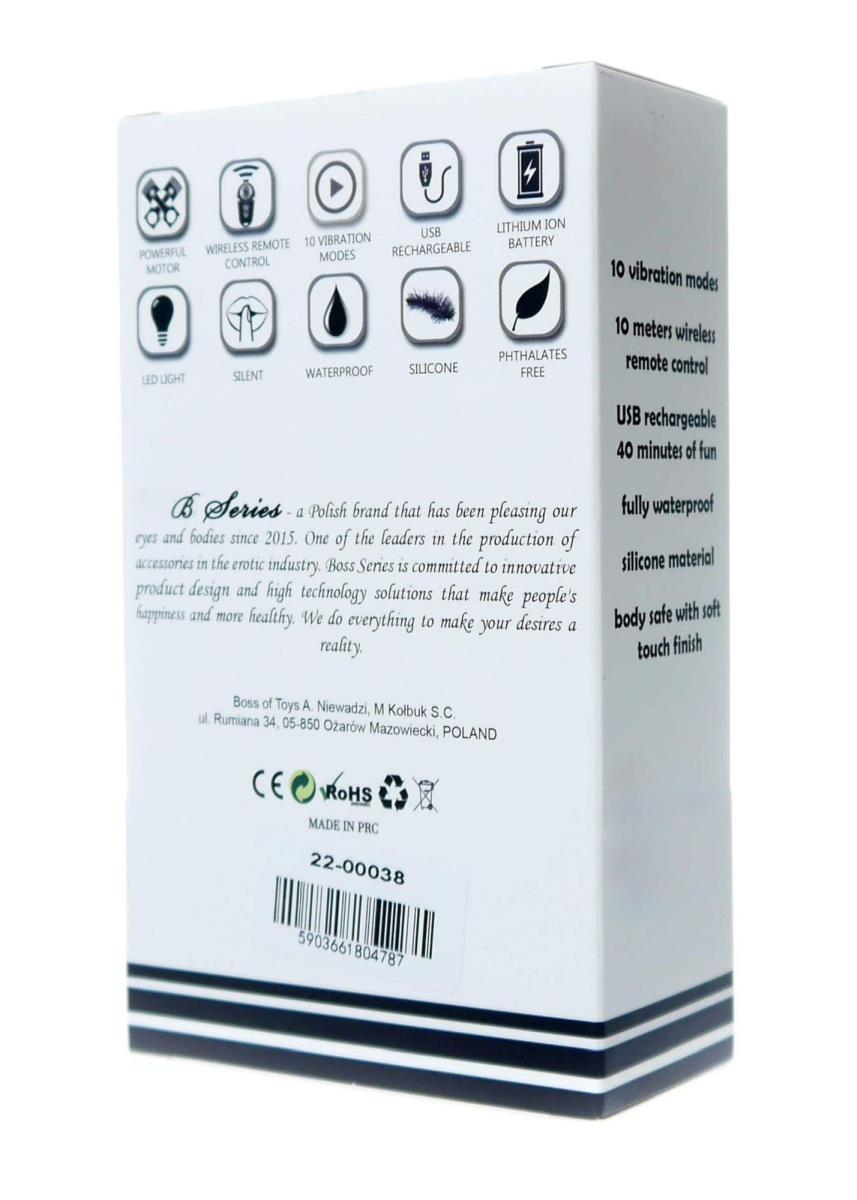 8-Sterowane pilotem dyskretne wibrujące kulki kegla-8