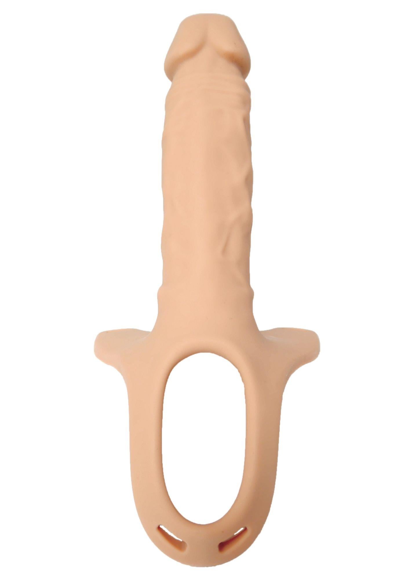 5-Proteza strap-on pusta przedłużająca penisa 24cm-5