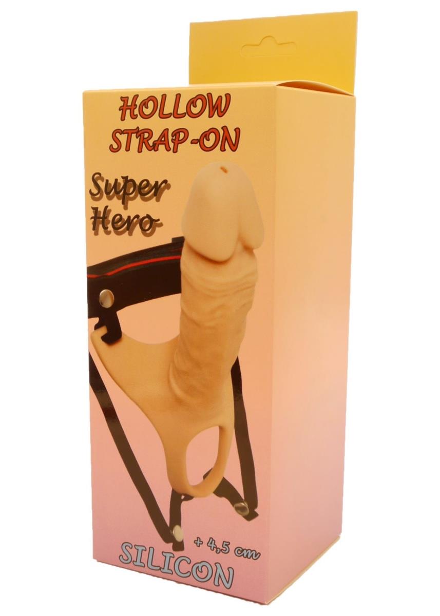 10-Proteza strap-on pusta przedłużająca penisa 24cm-10