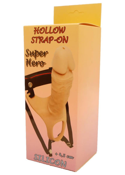 10-Proteza strap-on pusta przedłużająca penisa 24cm-10