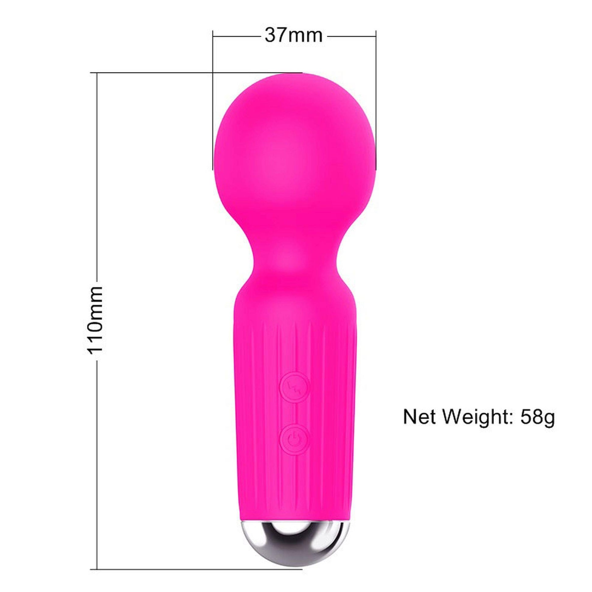 6-Mały mini masażer stymulator łechtaczki 11cm 20try-6