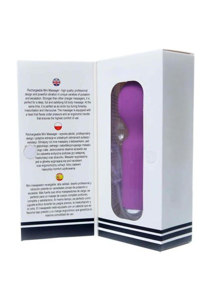 5-Mały mini masażer stymulator łechtaczki 11cm 20try-5