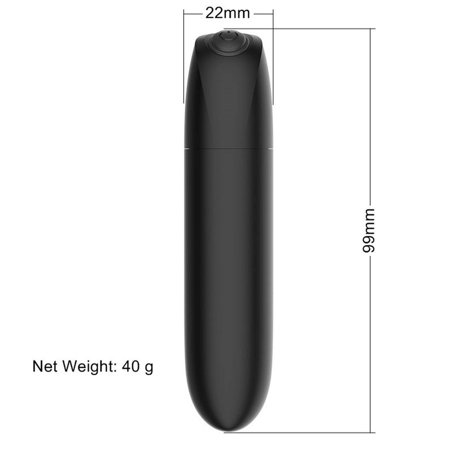 7-Wibrator podręczny klasyczny masażer 10cm 20 tryb-7