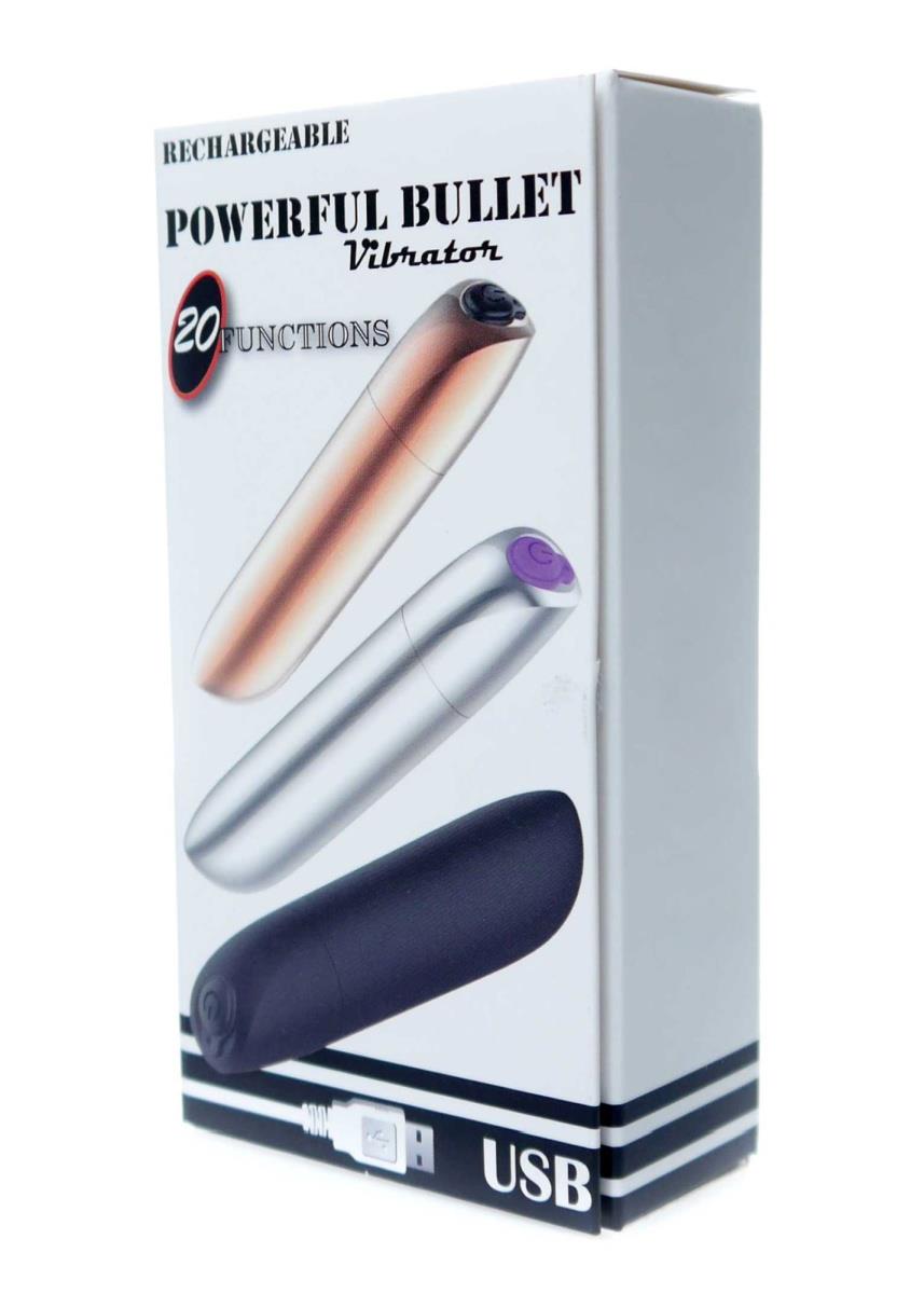 6-Wibrator mini masażer stymulator 20 trybów 10cm-6