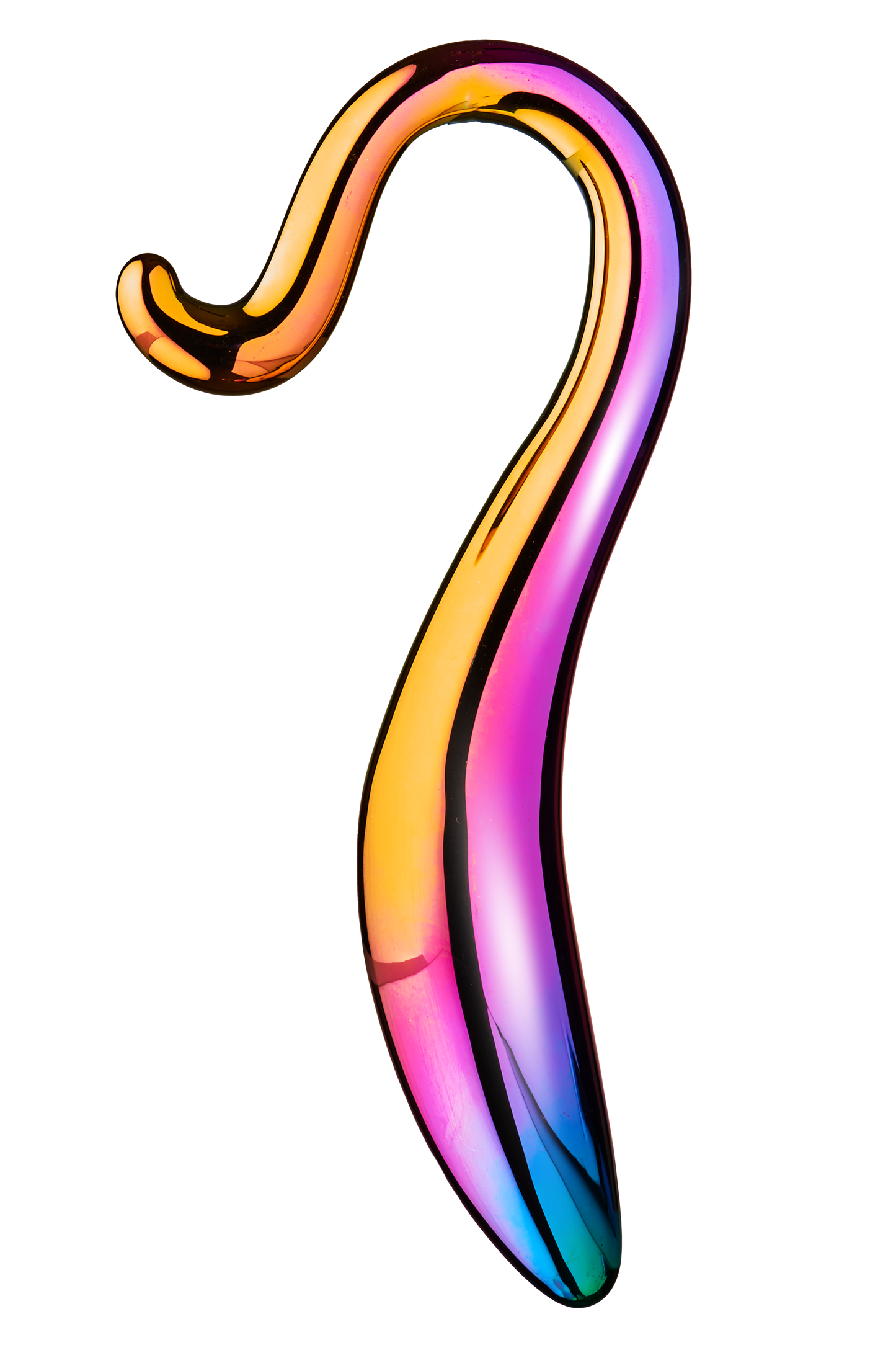 5-Dildo szklane zakręcone eleganckie bezpieczne 18cm-5