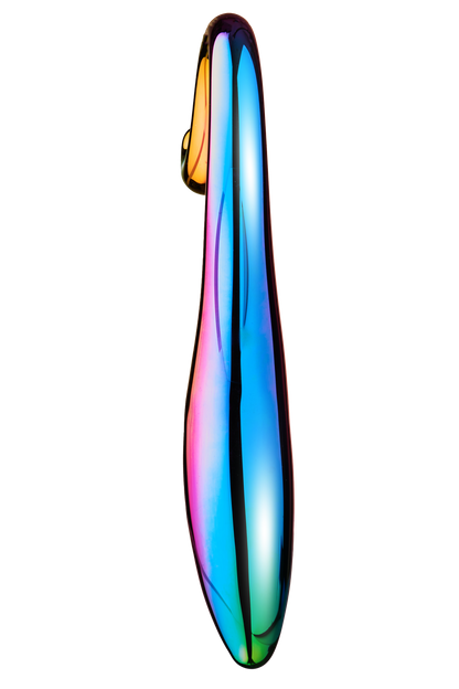 11-Dildo szklane zakręcone eleganckie bezpieczne 18cm-11