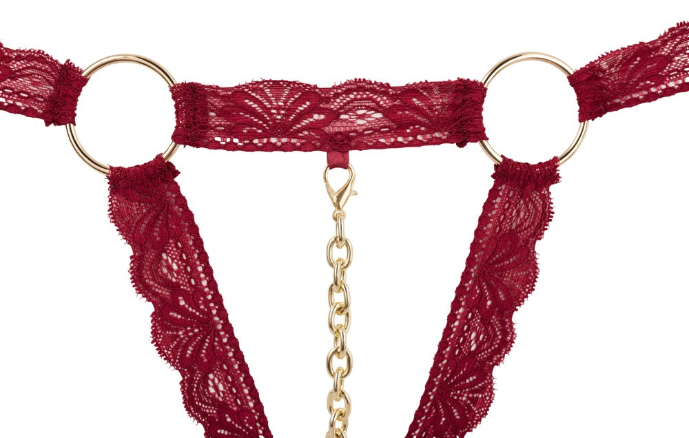 12-Bra Set open red S/M-12