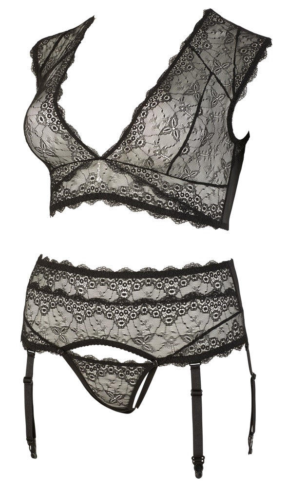 9-Lace Set black L-9