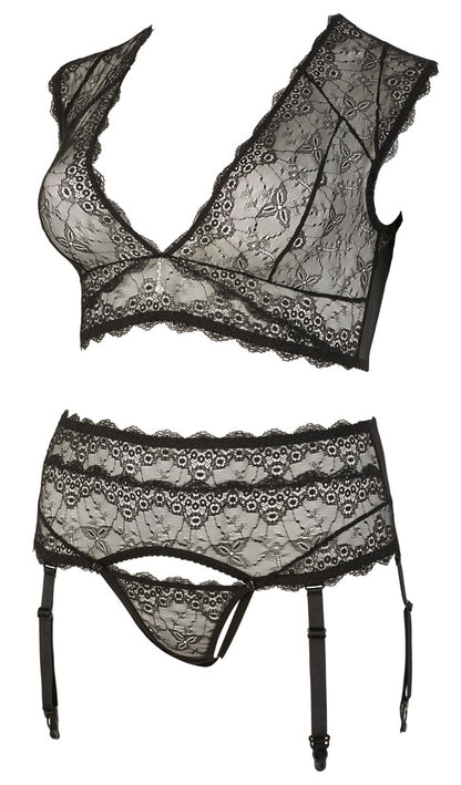 9-Lace Set black L-9