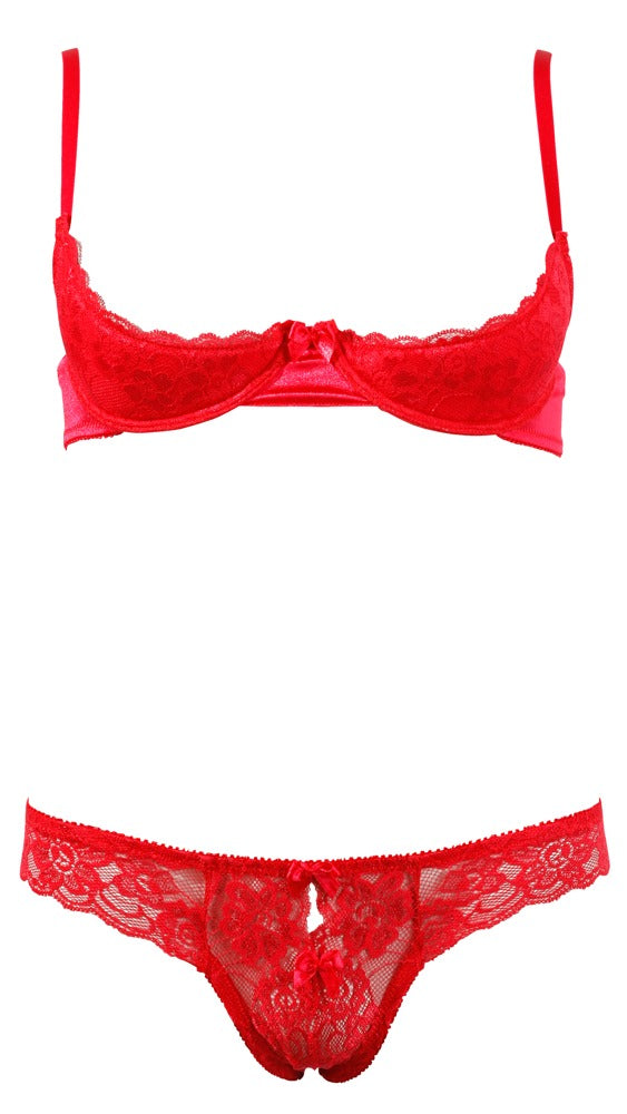 6-Half-cup Bra Set 85B/L-6