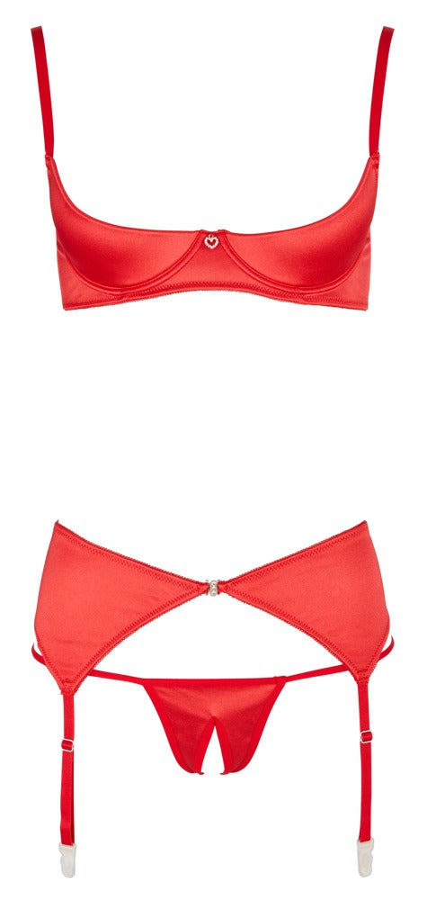 7-Shelf Bra Set red 80B/M-7