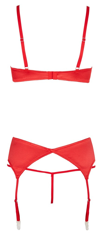 15-Shelf Bra Set red 80B/M-15