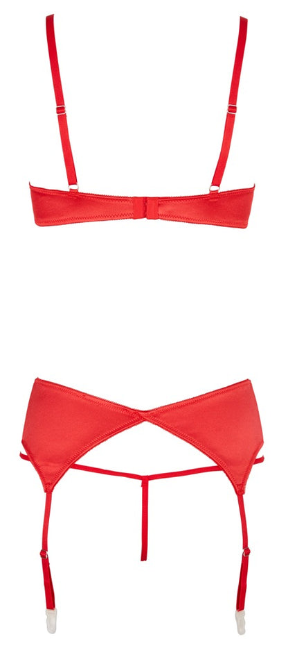16-Shelf Bra Set red 85B/L-16