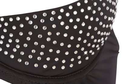 10-Rhinestone Shelf Bra Set 85C/L-10