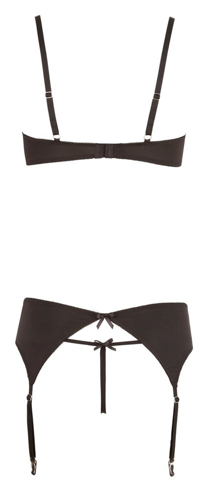 19-Rhinestone Shelf Bra Set 85C/L-19