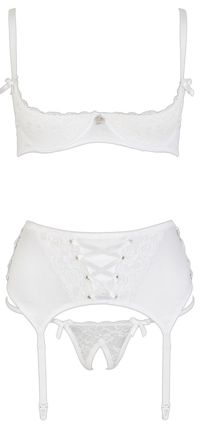 18-Shelf Bra Set white 85C/L-18