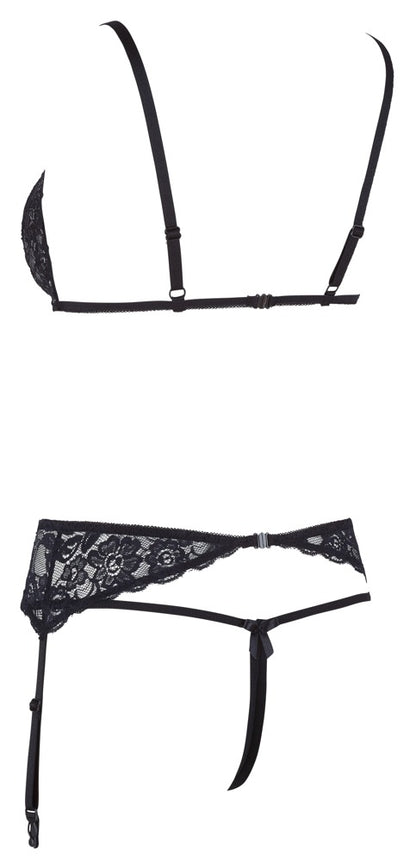 11-Lace Suspender Set S-11