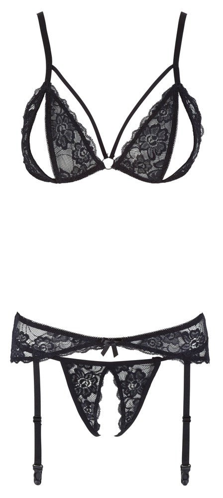 7-Lace Suspender Set M-7