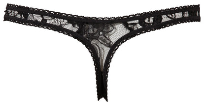 16-Crotchless String black XL-16