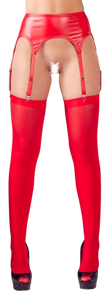 3-Suspender Belt Red L/XL-3