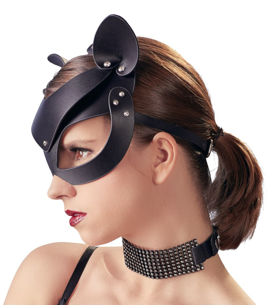 8-Bad Kitty Cat Mask Rhinestones-8