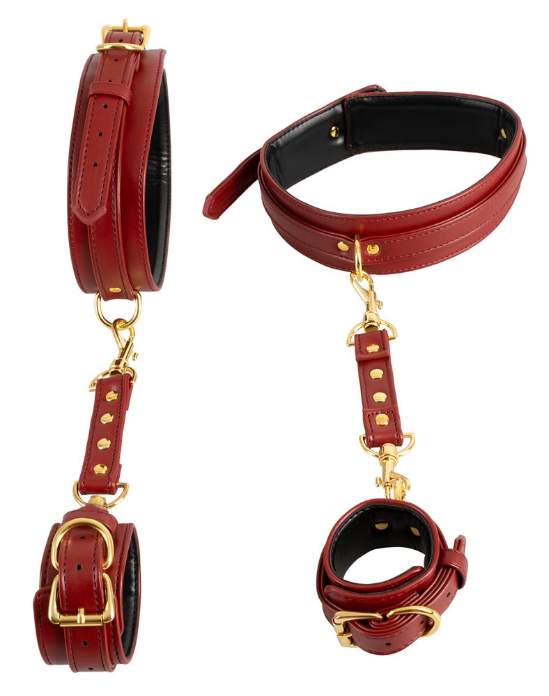 6-Kajdanki Zestaw Bad Kitty Hand/Leg Restraints-6