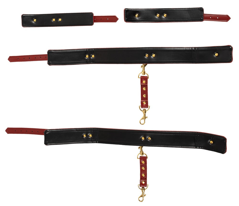 12-Kajdanki Zestaw Bad Kitty Hand/Leg Restraints-12