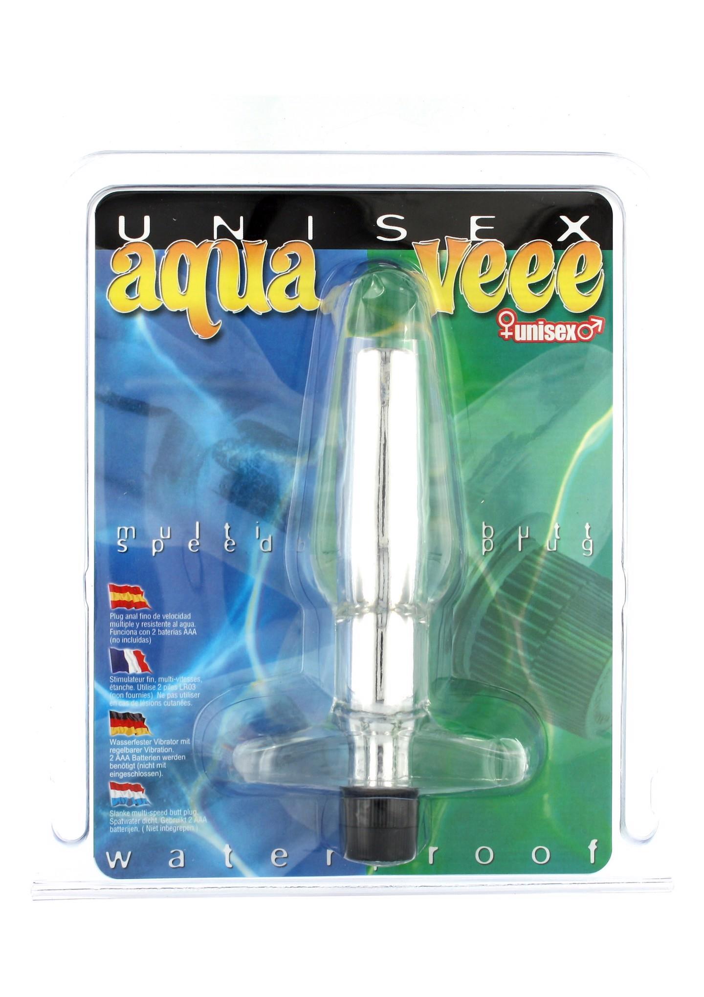 4-Plug/vibr-AQUA VEE BUTT PLUG WP-4
