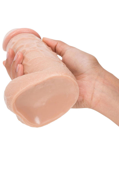 6-Gruby realistyczny miękki żylasty penis przyssawka-6