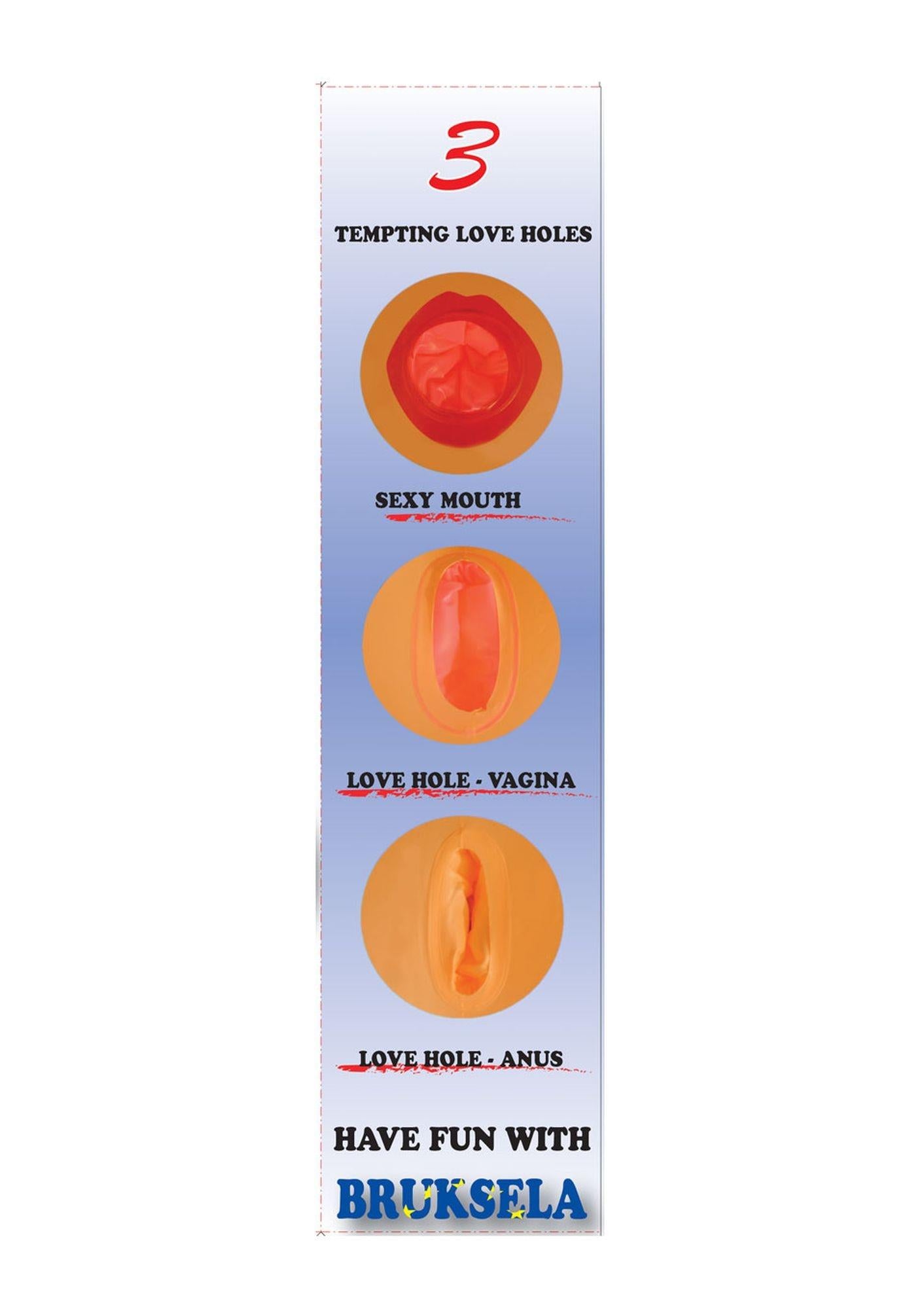 3-Miłosna lalka erotyczna nadmuchiwana 3 sex dziury-3