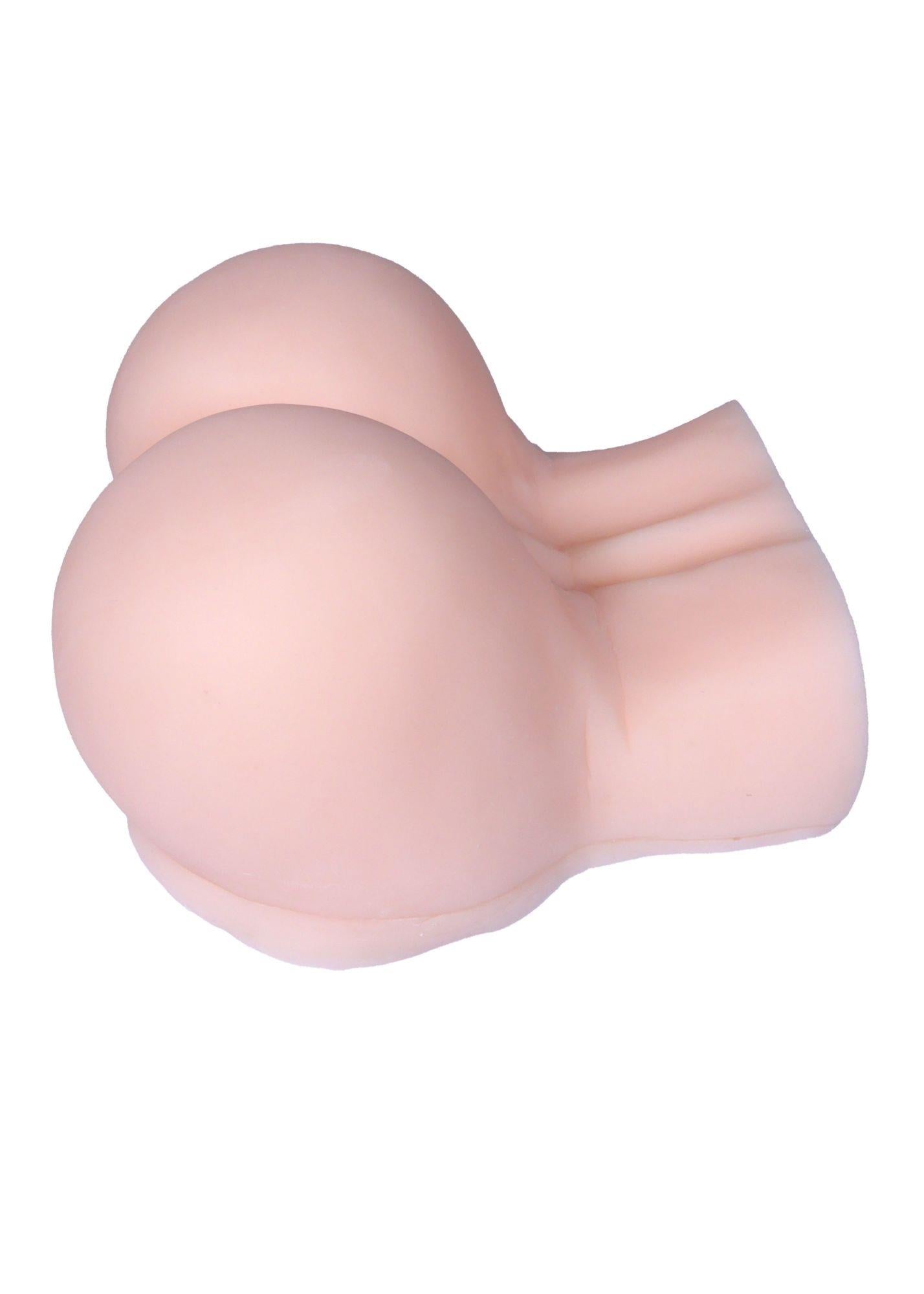 4-Masturbator realistyczny 2 otwory wibracje 5kg xxl-4
