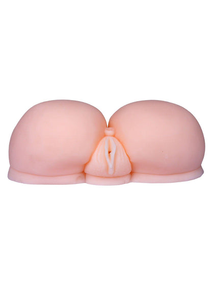 8-Masturbator realistyczny 2 otwory wibracje 5kg xxl-8