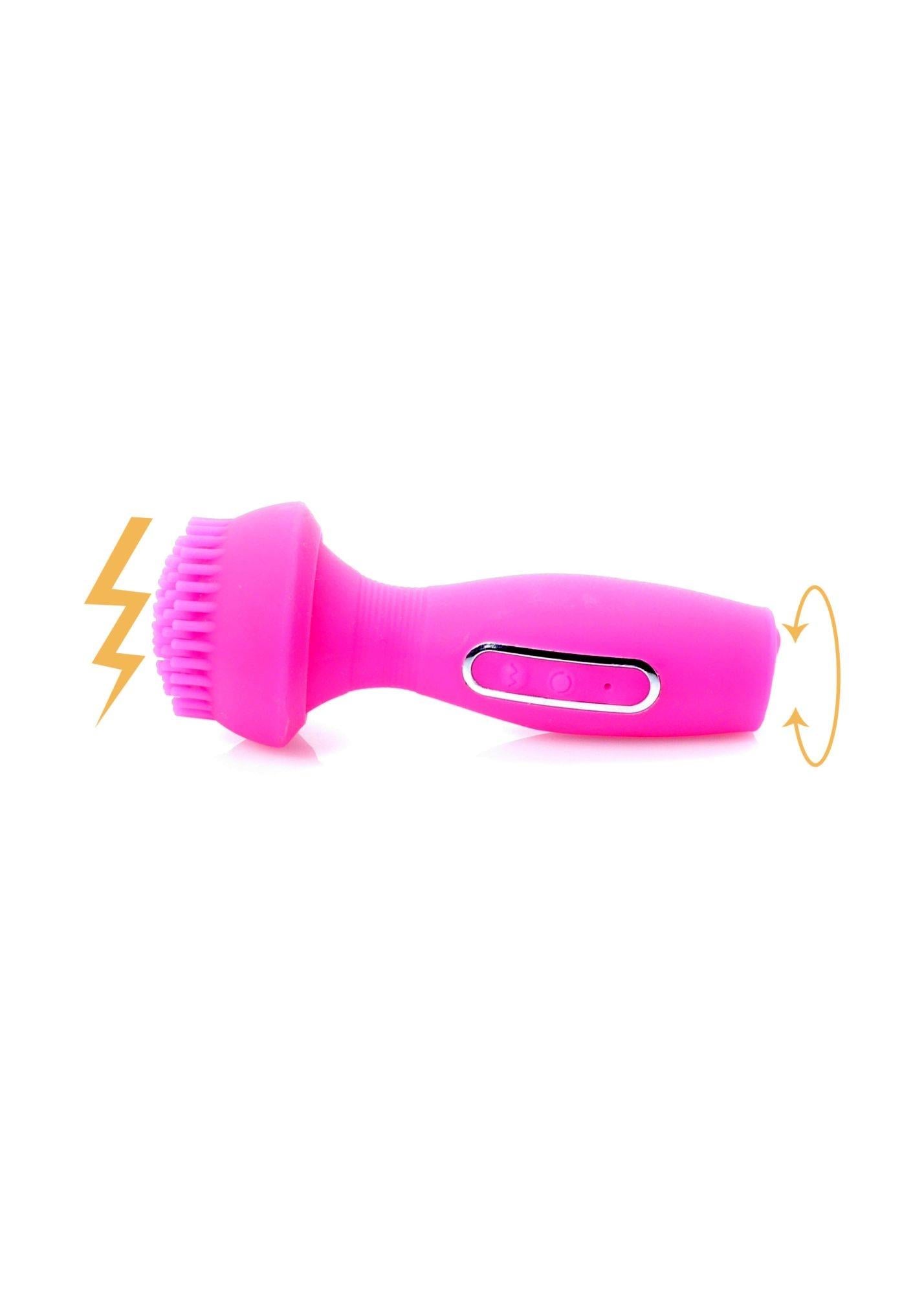 5-Masażer łechtaczki 36 wibracji rotacja 13cm usb-5
