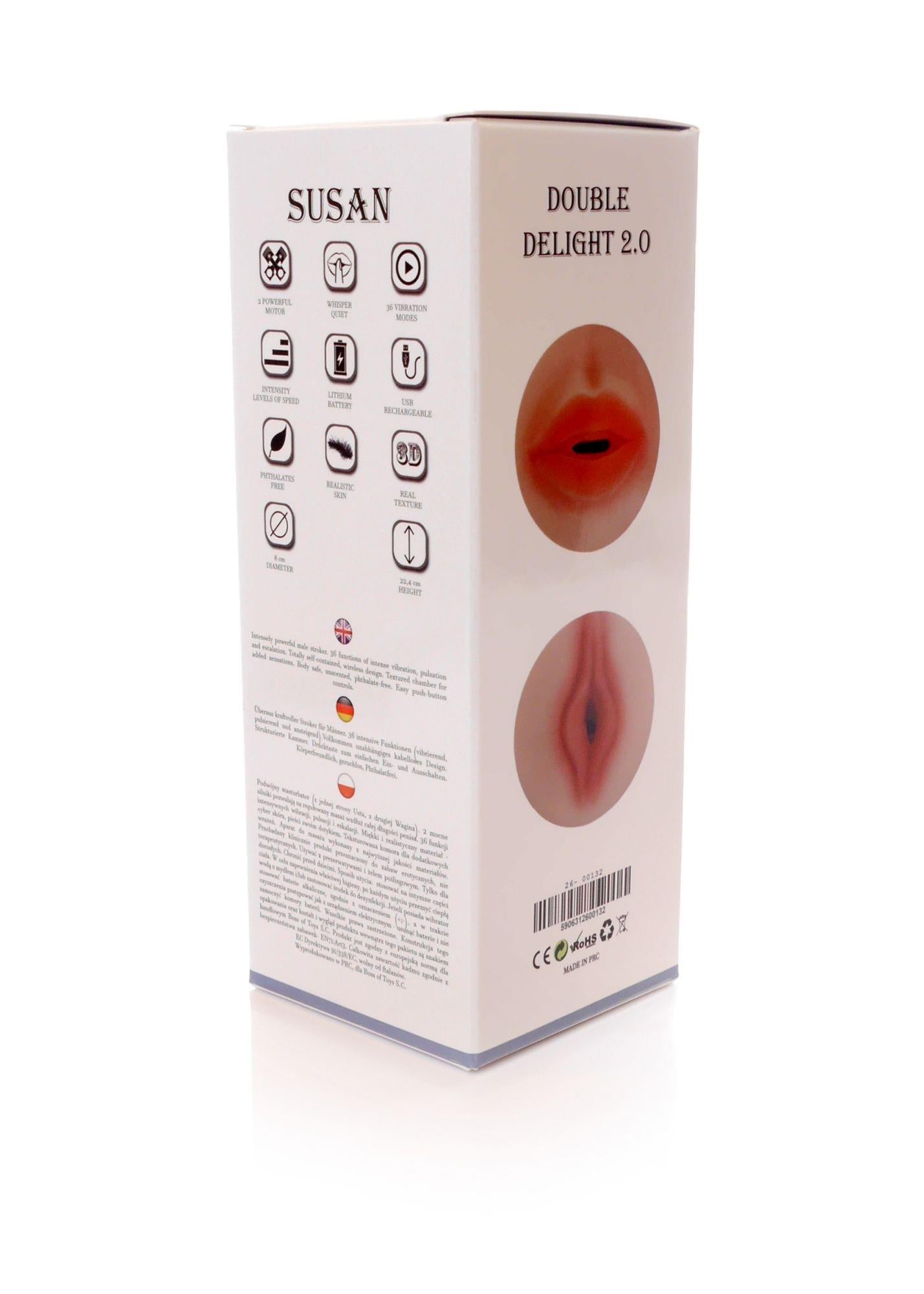 12-Masturbator sztuczna pochwa i oralny usta 36 tryb-12