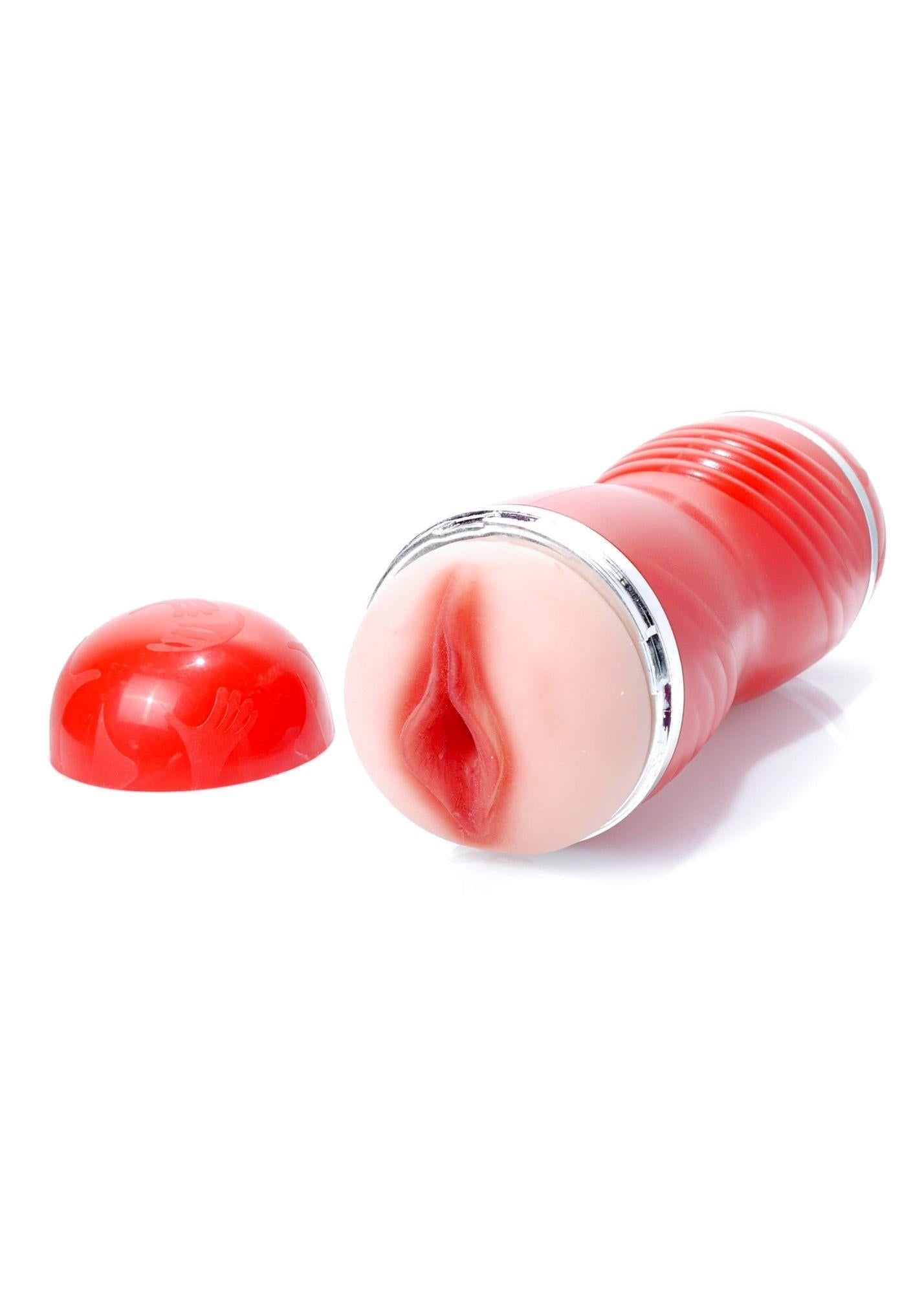 6-Sztuczna pochwa masturbator podwójny cipka usta-6