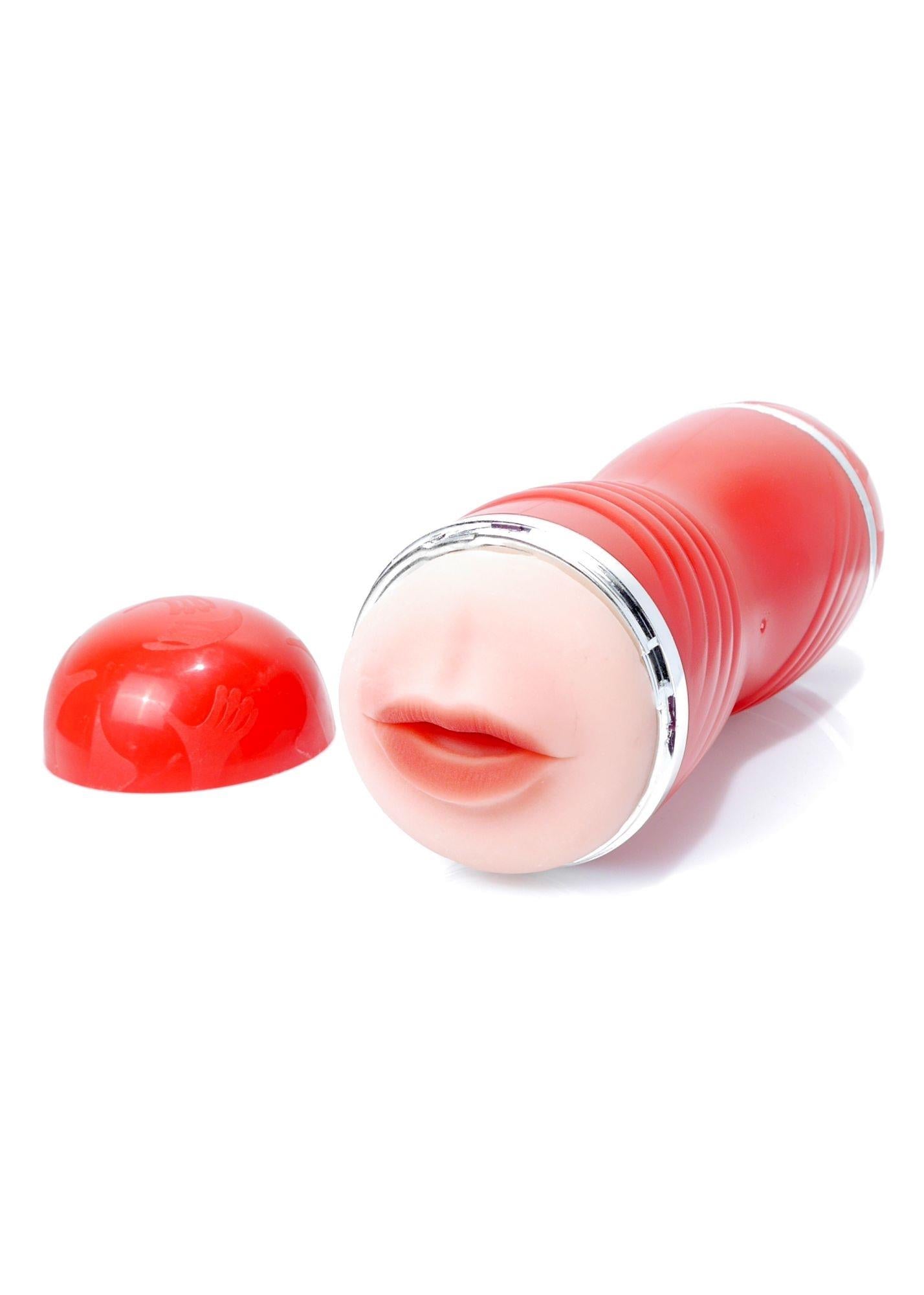 7-Sztuczna pochwa masturbator podwójny cipka usta-7