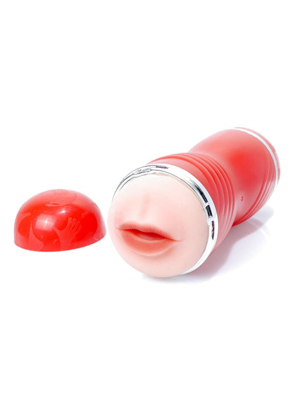 7-Sztuczna pochwa masturbator podwójny cipka usta-7