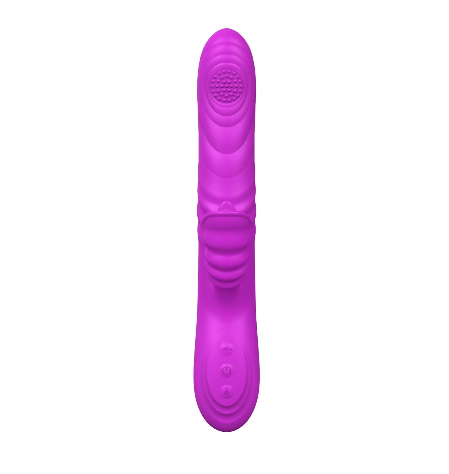 5-Wibrator-Angelia, USB 3 functions of thrusting / 20 vibrations Purple-5