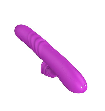 6-Wibrator-Angelia, USB 3 functions of thrusting / 20 vibrations Purple-6