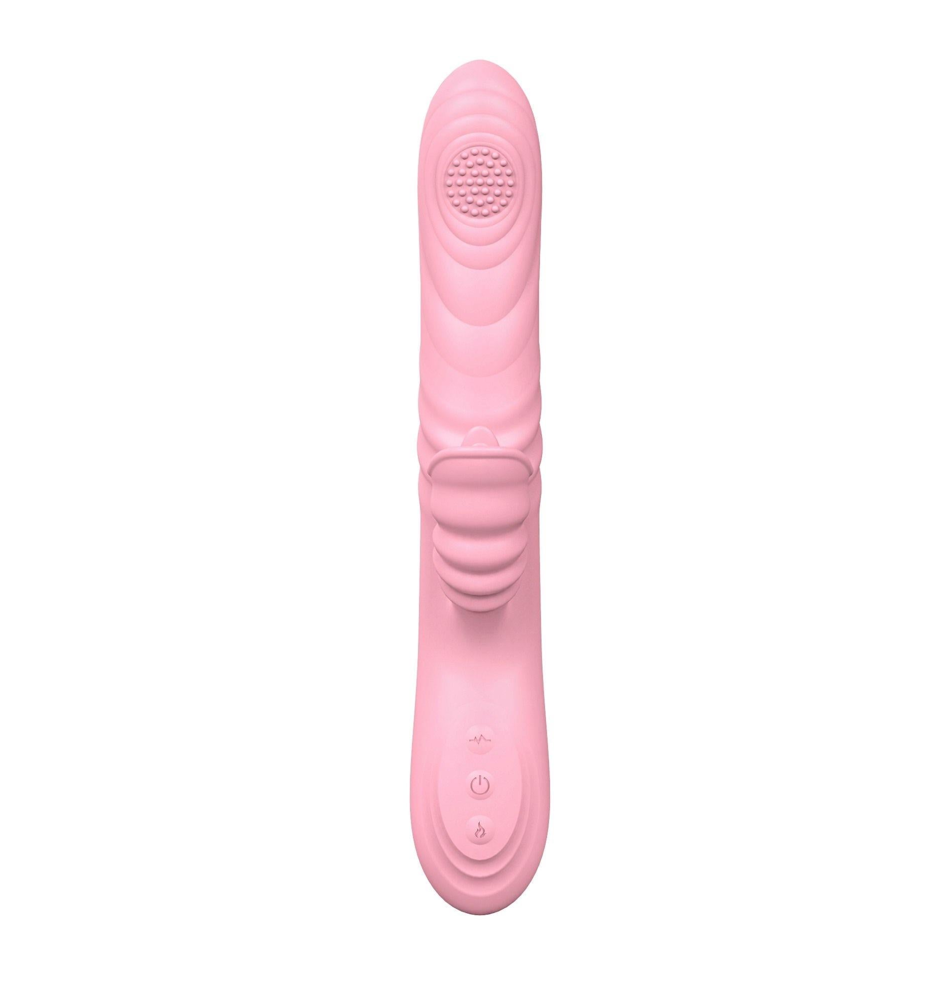 8-Wibrator posuwisty z sex masażerem 20 trybów 23cm-8
