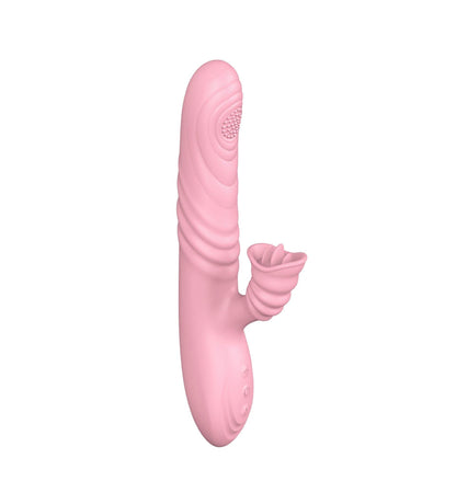 10-Wibrator posuwisty z sex masażerem 20 trybów 23cm-10