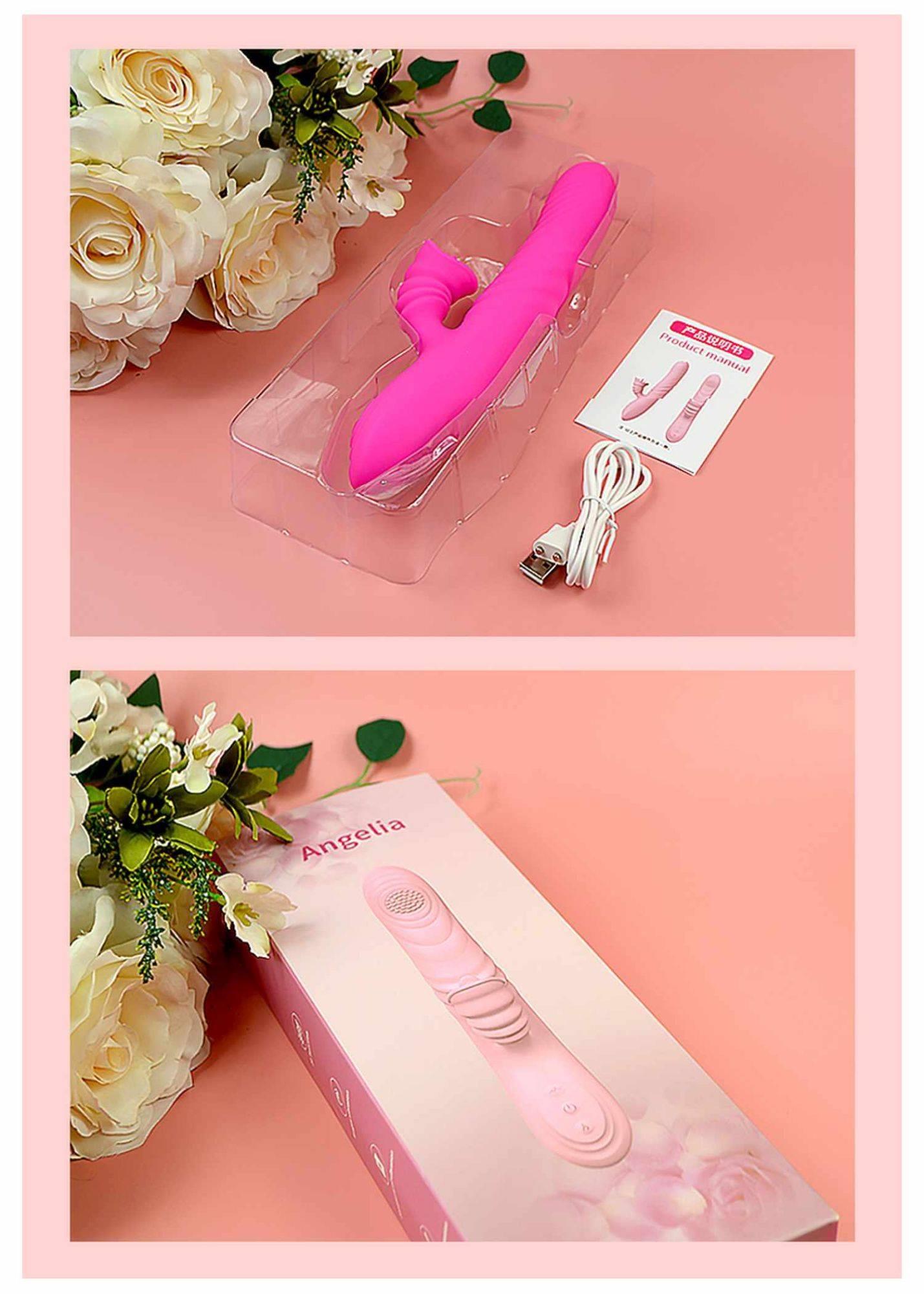 8-Wibrator ogrzewany z sex masażerem 20 trybów 23cm-8