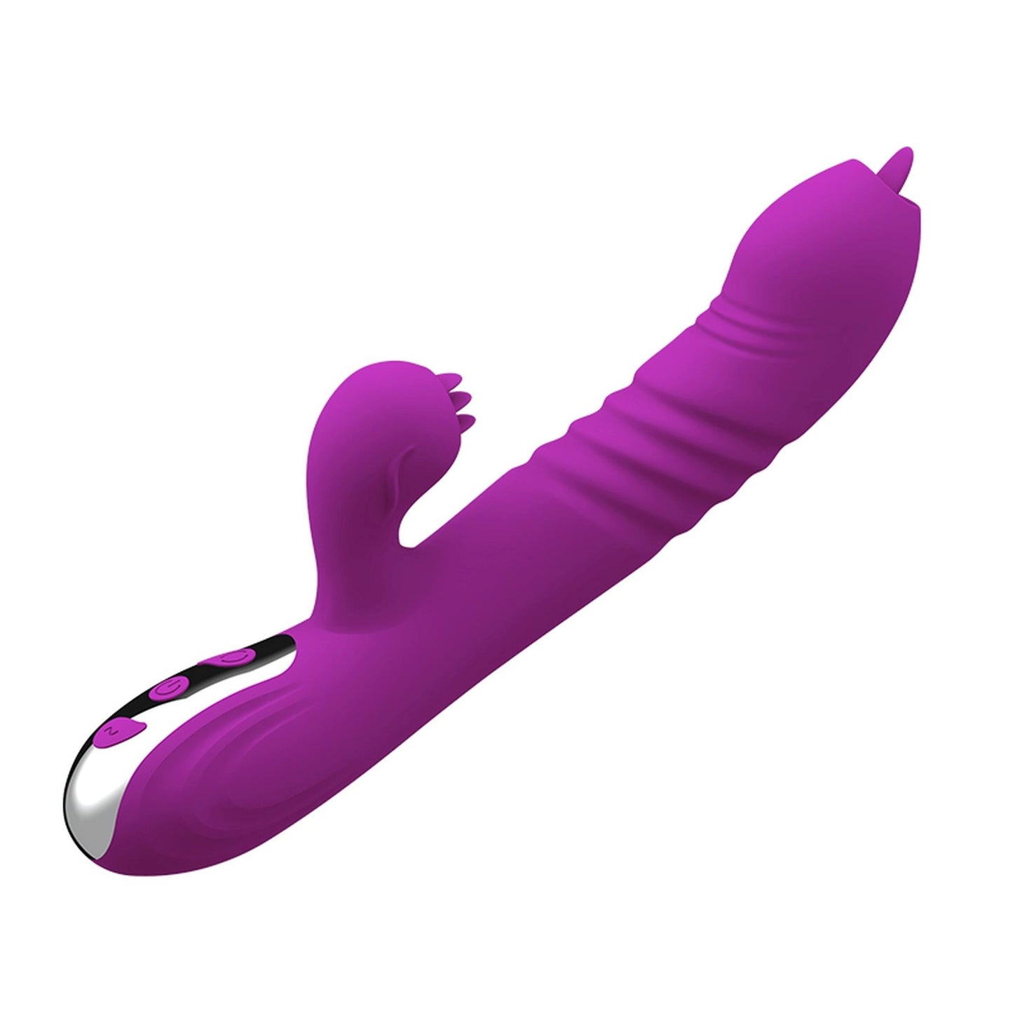 1-Wibrator-Fairy USB 3 functions of thrusting / 20 vibrations -Purple-1