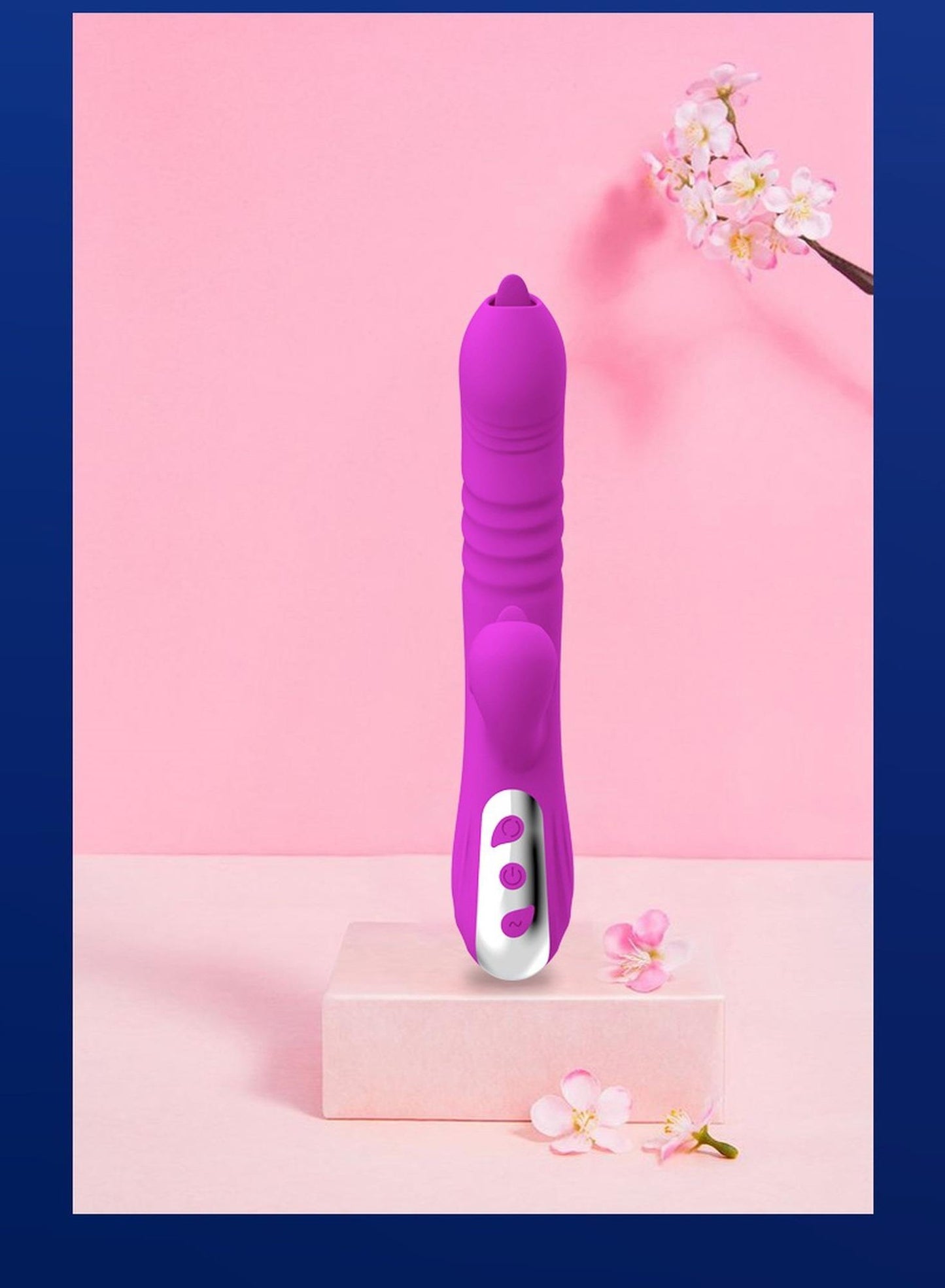 3-Wibrator-Fairy USB 3 functions of thrusting / 20 vibrations -Purple-3